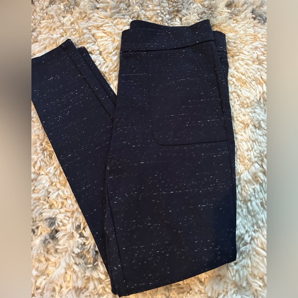 LOFT Navy Speckled Pants